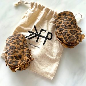 Freshley picked leopard unused size 2 baby moc’s